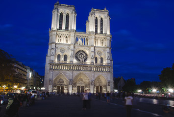 Fototapeta na wymiar Notre Dame cathedral