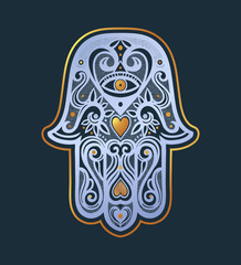 Hamsa or hand of Fatima.