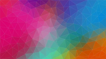 Selbstklebende Fototapeten Graphische Druck Multicolor triangle abstrat background.. Eps10 vector.  © igor_shmel