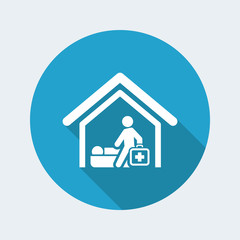 Vector illustration of single isolated medical icon