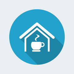 Vector illustration of single isolated coffee icon