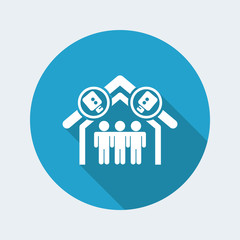 Vector illustration of single isolated reality icon