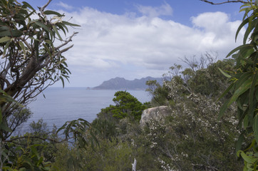 Paysage du Freycinet National Park en Tasmanie, Australie