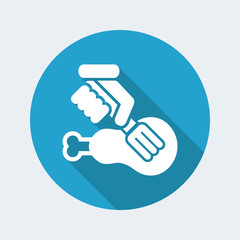 Meat fork icon