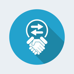 Exchange agreement icon