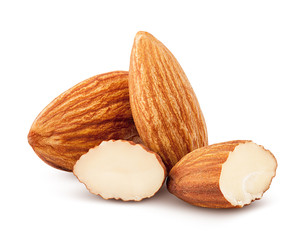6312649 almond isolated on white background, clipping path, full depth of field