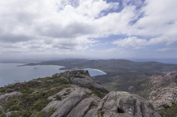 Paysage du Freycinet National Park en Tasmanie, Australie