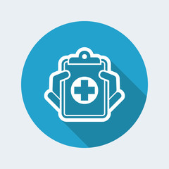 Obraz premium Medical records icon