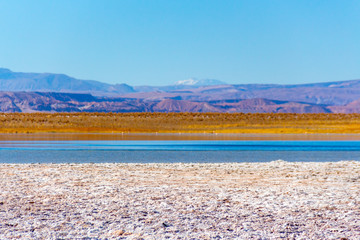 En algún lugar del desierto de Atacama y San Pedro de Atacama en el norte de Chile