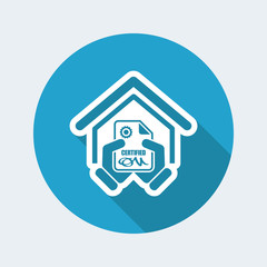 Certified building icon