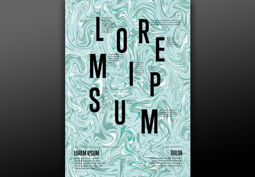 Marble Poster Layout