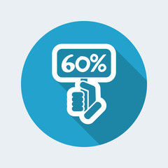 Discount label icon