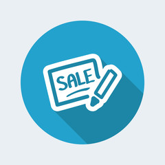 Discount label icon