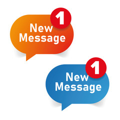 New Message Icon speech bubble