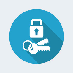 Private - Flat minimal icon