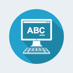 Text editor software icon