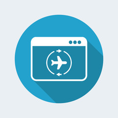 Airline concept flat icon