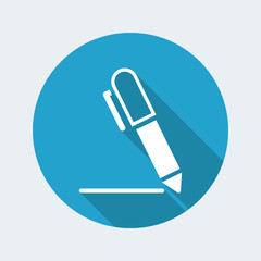 Pen - Flat vector icon