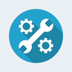 Device settings flat icon