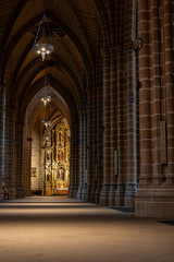 Obraz premium Kreuzgang in der Kathedrale Santa Maria la Real in Pamplona