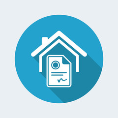 Home certifications services - Vector icon