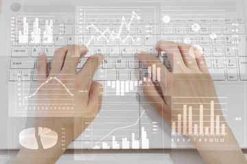 ビジネスコンセプト　グラフ