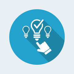 Best idea picking - Vector web icon