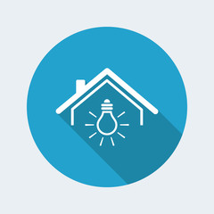 Electricity supply - Vector web icon