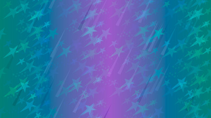 An abstract pattern of flying stars, triangular elements and circles. A bright element of the design of wallpaper, tiles, packaging, textiles, covers.