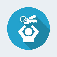 Keys - Vector web icon