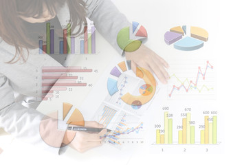 ビジネスコンセプト　グラフ