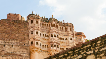 Obraz premium Mehrangarh or Mehran Fort in Jodhpur, Rajasthan, India