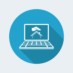 Living protection - Vector icon for computer website or application