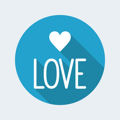 Love symbol - Vector icon for computer website or application