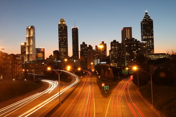 Obraz na płótnie Canvas Atlanta Skyline