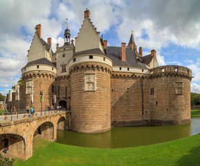 Fototapeta na wymiar Château des Ducs de Bretagne, Nantes, Bretagne, France