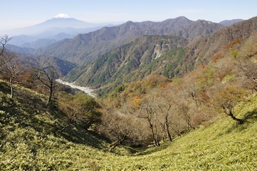 Obraz premium 竜ヶ馬場より富士山