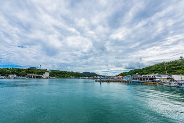 沖縄の渡久地港　Toguchi port