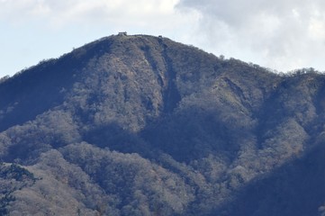 大石山より晩秋の塔ノ岳