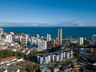 Top view of metropolitan city