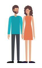 couple avatar characters icons