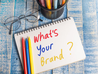 What if Your Brand, Business Motivational Words Quotes Concept