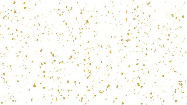Confetti space4 - Gold White-10sec-seamless-loop-4K-3840-2160