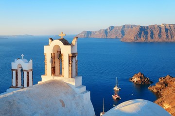 Santorini bell tower