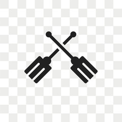 Fork vector icon isolated on transparent background, Fork logo design