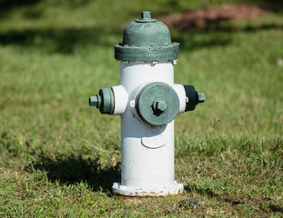 Fototapeta premium fire hydrant is ready for duty