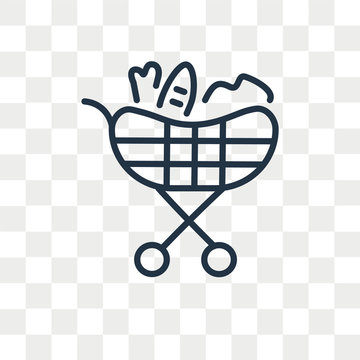 recommend clip art: Groceries vector icon isolated on transparent background, Groceries logo design