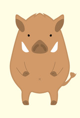 いのししイラスト３