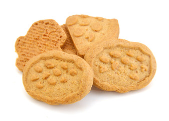 cookie sweets on white background