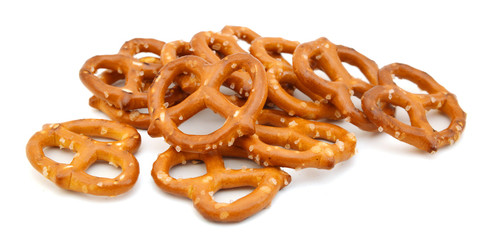 Pretzels Isolated on a White Background